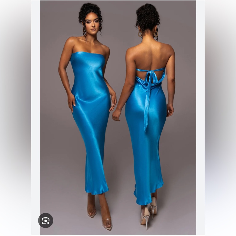 JLUXLABEL Irina satin midi dress